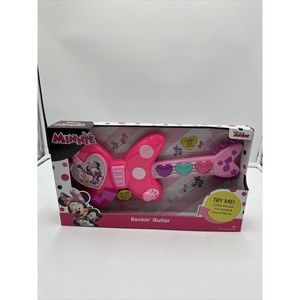 Disney Minnie Bow Tique Rockin Guitar New In Box